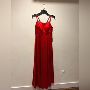 Elegant Red Evening Gown